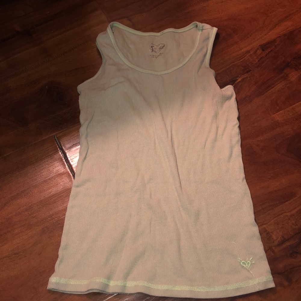 Light green tank top